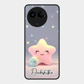 Pink Star Glossy Metal Case Cover For Realme 11 5G