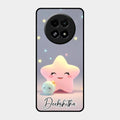 Pink Star Glossy Metal Case Cover For Realme 13 5G