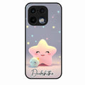 Pink Star Glossy Metal Case Cover For Realme 16 Pro 5G