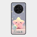 Pink Star Glossy Metal Case Cover For Realme C65 5G