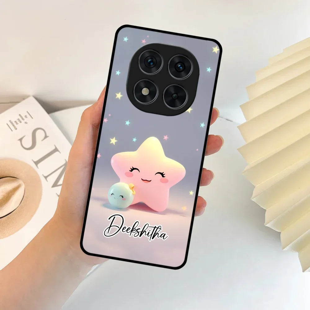 Pink Star Glossy Metal Case Cover For Redmi - ShopOnCliQ