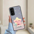 Pink Star Glossy Metal Case Cover For Samsung - ShopOnCliQ