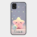 Pink Star Glossy Metal Case Cover For Samsung Galaxy F14 5G