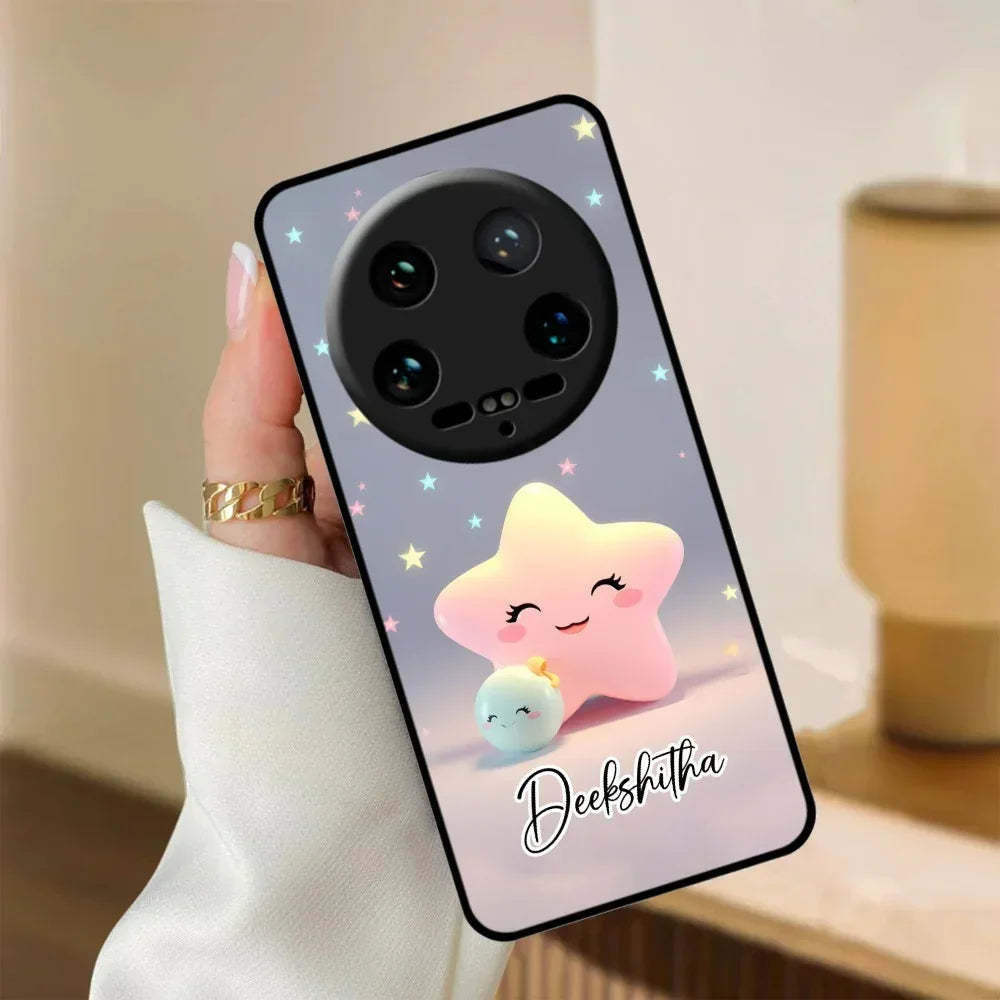 Pink Star Glossy Metal Case Cover For Redmi - ShopOnCliQ