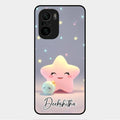 Pink Star Glossy Metal Case Cover For Xiaomi Mi 11X 5G