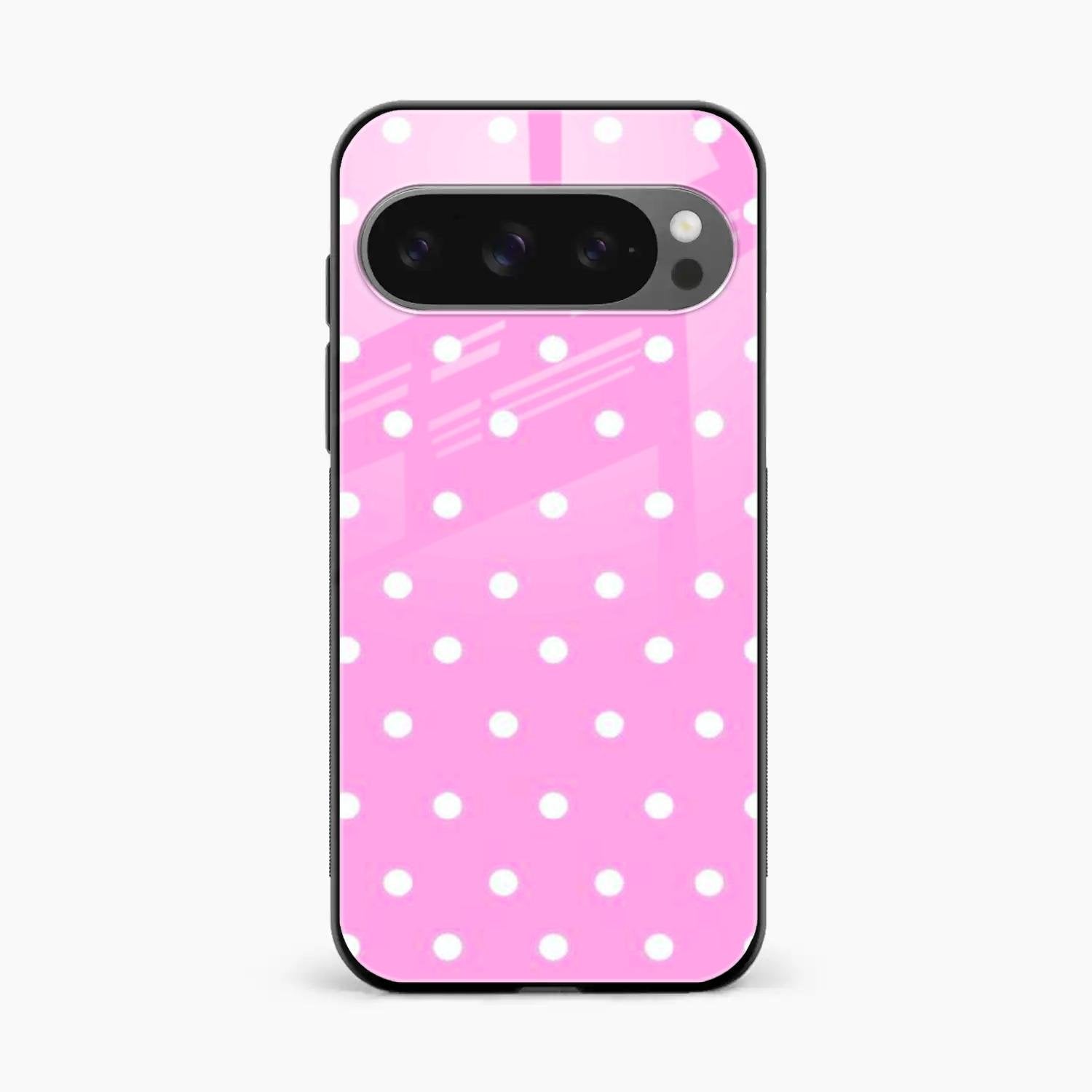 Pollaka Dot Glossy Metal Case Cover For Google Pixel 10 Pro XL