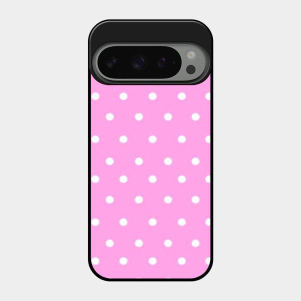 Pollaka Dot Glossy Metal Case Cover For Google Pixel 9 Pro 5G