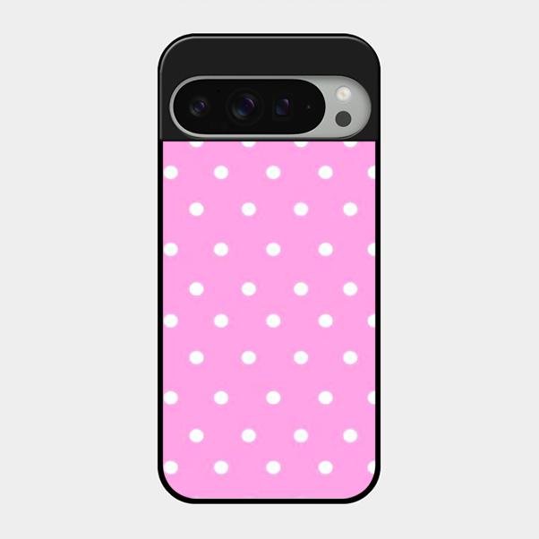 Pollaka Dot Glossy Metal Case Cover For Google Pixel 9 Pro Xl