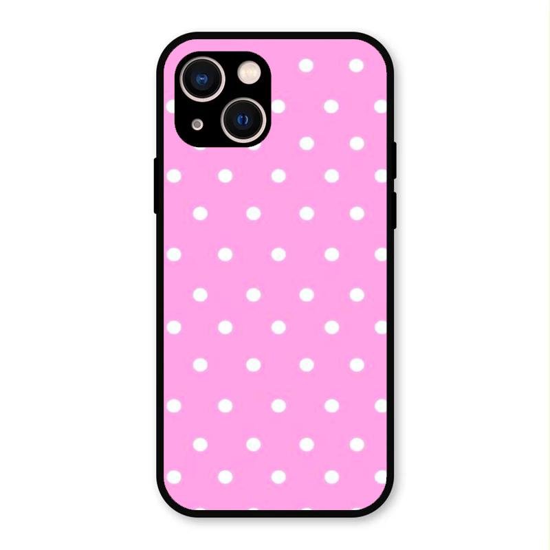 Pollaka Dot Glossy Metal Case Cover For iPhone 13