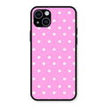Pollaka Dot Glossy Metal Case Cover For iPhone 14 Plus