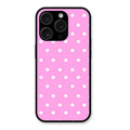 Pollaka Dot Glossy Metal Case Cover For iPhone 15 Pro