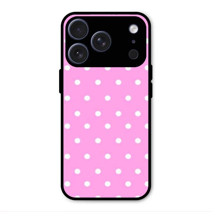 Pollaka Dot Glossy Metal Case Cover For iPhone 17 Pro