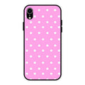 Pollaka Dot Glossy Metal Case Cover For iPhone XR