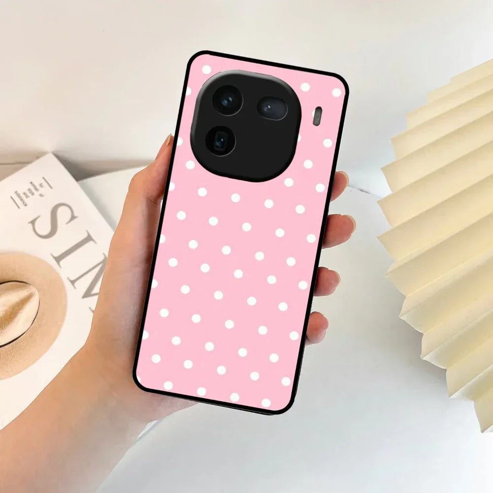 Pollaka Dot Glossy Metal Case Cover For Vivo - ShopOnCliQ
