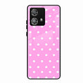 Pollaka Dot Glossy Metal Case Cover For Motorola Edge 40 5G