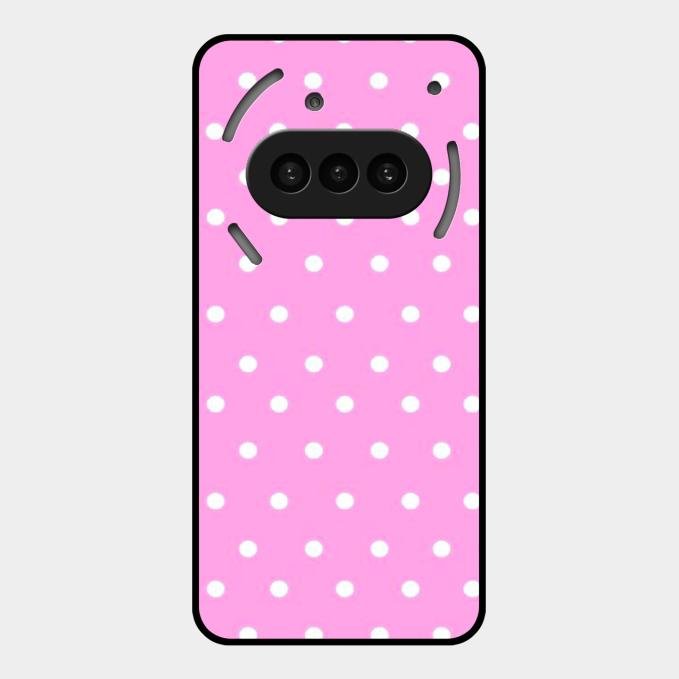 Pollaka Dot Glossy Metal Case Cover For Nothing Phone 3A 5G