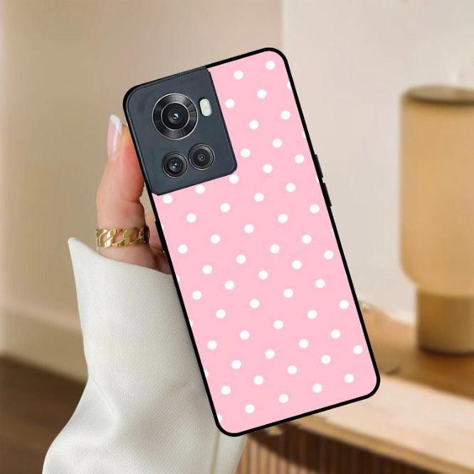 Pollaka Dot Glossy Metal Case Cover For OnePlus