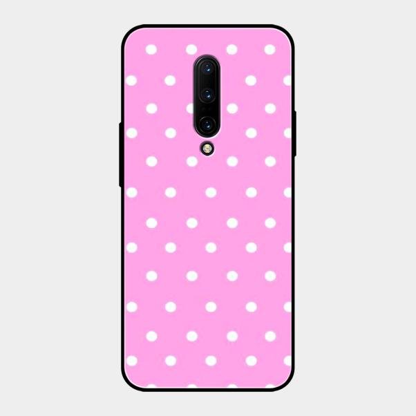 Pollaka Dot Glossy Metal Case Cover For Oneplus 7 Pro