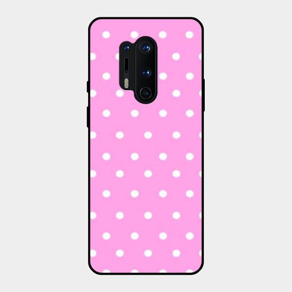 Pollaka Dot Glossy Metal Case Cover For Oneplus 8 Pro