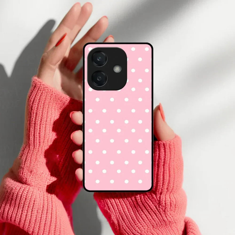 Pollaka Dot Glossy Metal Case Cover For Oppo - ShopOnCliQ