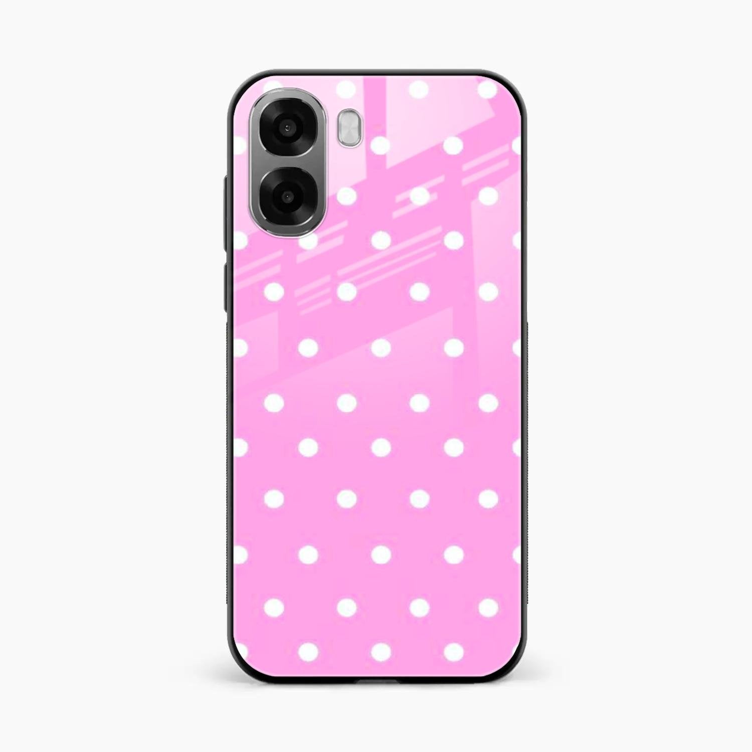 Pollaka Dot Glossy Metal Case Cover For Oppo A6X 5G
