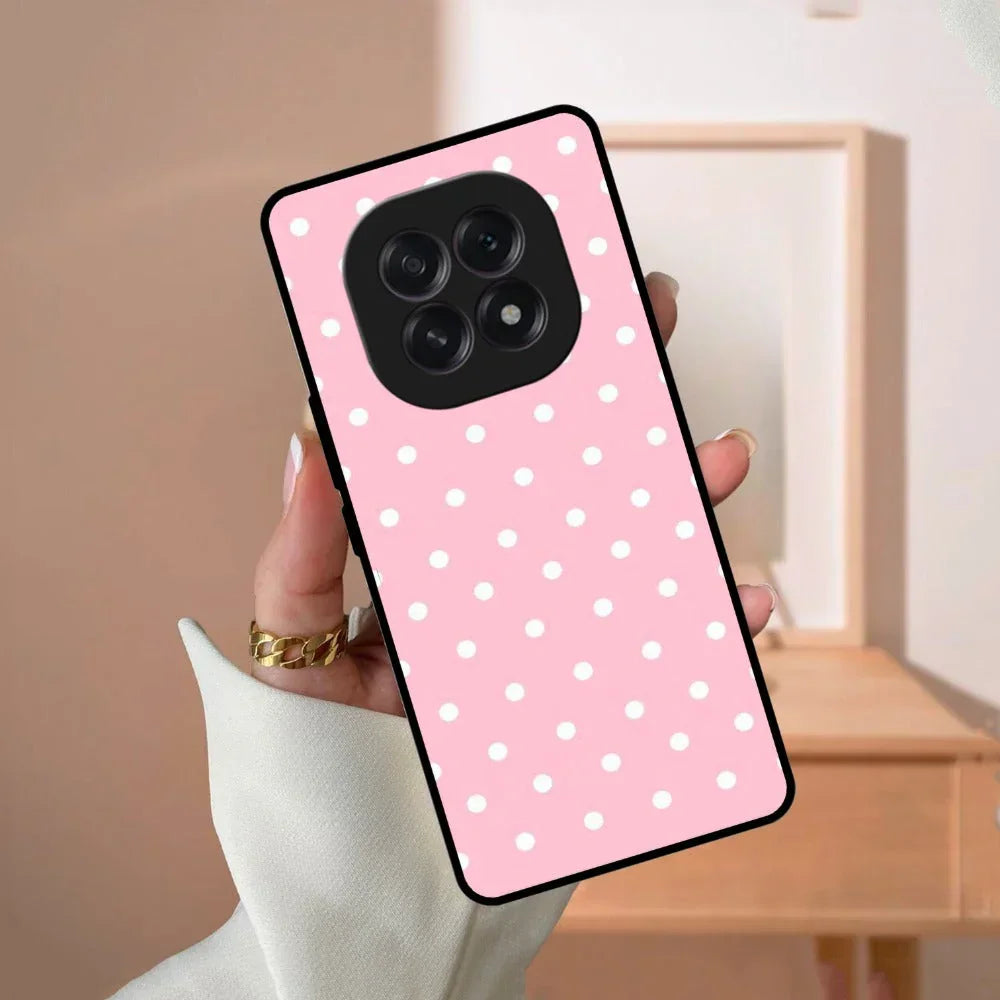 Pollaka Dot Glossy Metal Case Cover For Oppo - ShopOnCliQ