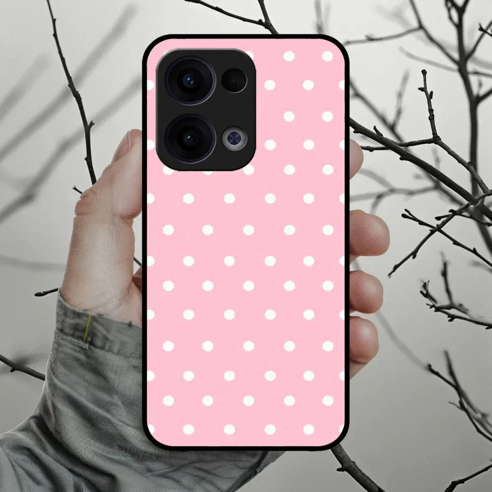 Pollaka Dot Glossy Metal Case Cover For Oppo - ShopOnCliQ
