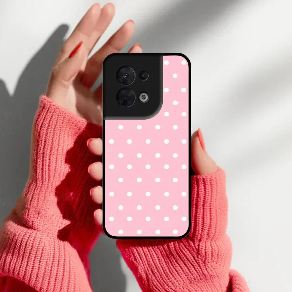 Pollaka Dot Glossy Metal Case Cover For Oppo - ShopOnCliQ