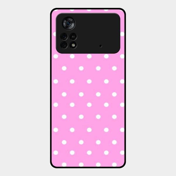Pollaka Dot Glossy Metal Case Cover For Poco X4 Pro 5G