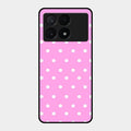 Pollaka Dot Glossy Metal Case Cover For Poco X6 Pro 5G