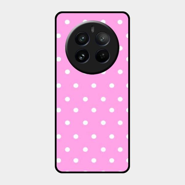 Pollaka Dot Glossy Metal Case Cover For Realme 12 Pro 5G