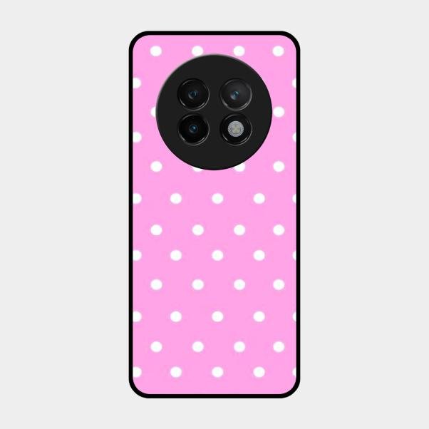Pollaka Dot Glossy Metal Case Cover For Realme 13 Plus 5G