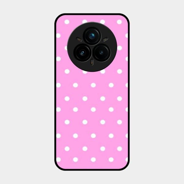 Pollaka Dot Glossy Metal Case Cover For Realme 14 Pro 5G