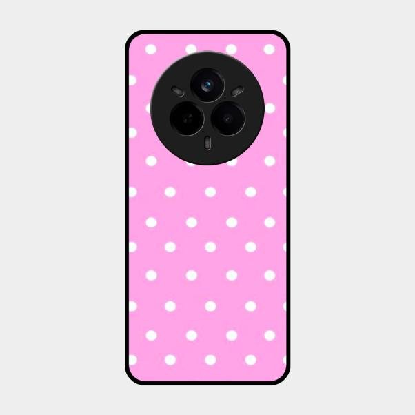 Pollaka Dot Glossy Metal Case Cover For Realme 14 Pro Plus 5G