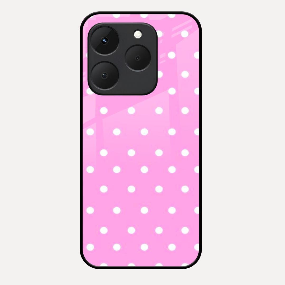 Pollaka Dot Glossy Metal Case Cover For Realme 15T 5G