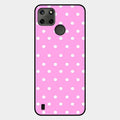 Pollaka Dot Glossy Metal Case Cover For Realme C25Y