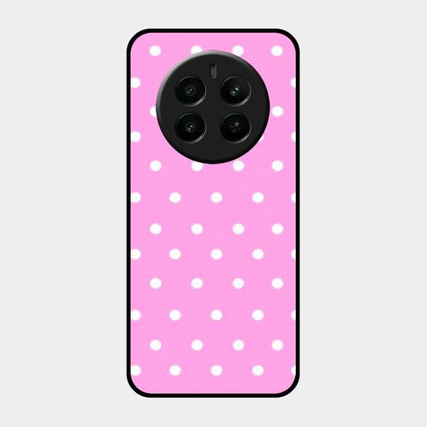 Pollaka Dot Glossy Metal Case Cover For Realme Narzo 70 Pro 5G