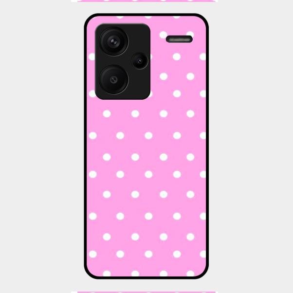 Pollaka Dot Glossy Metal Case Cover For Redmi Note 13 Pro Plus 5G