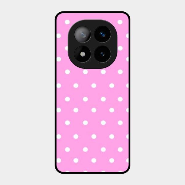 Pollaka Dot Glossy Metal Case Cover For Redmi Note 14 Pro Plus 5G