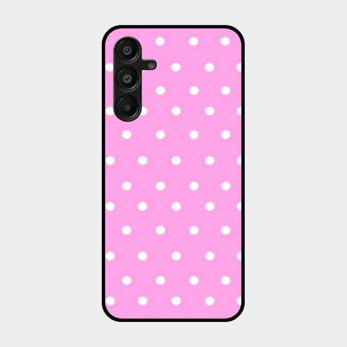 Pollaka Dot Glossy Metal Case Cover For Samsung Galaxy A16 5G