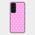 Pollaka Dot Glossy Metal Case Cover For Samsung Galaxy A55 5G