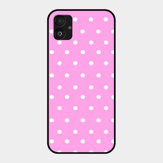 Pollaka Dot Glossy Metal Case Cover For Samsung Galaxy F14 5G