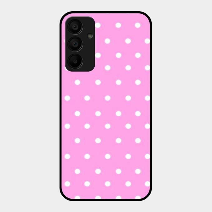 Pollaka Dot Glossy Metal Case Cover For Samsung Galaxy M15 5G