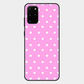 Pollaka Dot Glossy Metal Case Cover For Samsung Galaxy S20 Plus