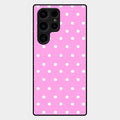 Pollaka Dot Glossy Metal Case Cover For Samsung Galaxy S24 Ultra 5G