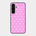 Pollaka Dot Glossy Metal Case Cover For Samsung Galaxy S25 Plus 5G