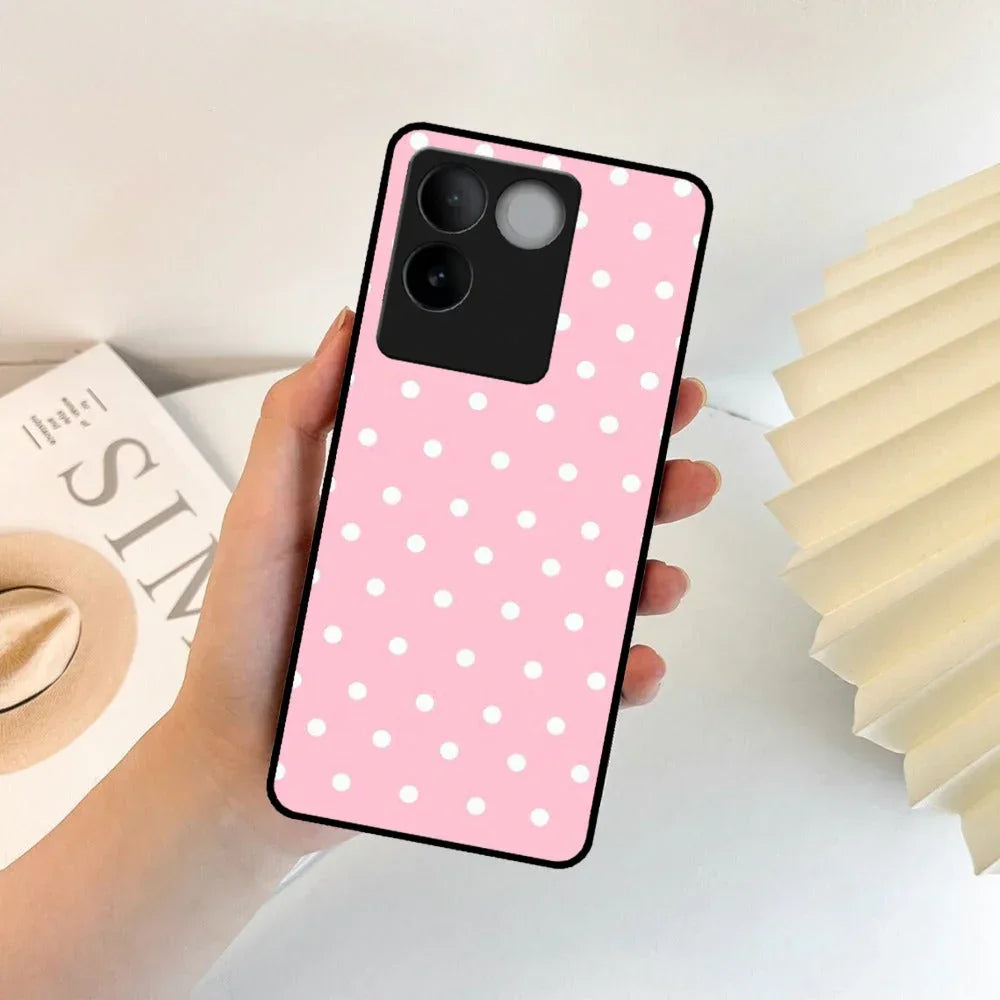 Pollaka Dot Glossy Metal Case Cover For Vivo - ShopOnCliQ