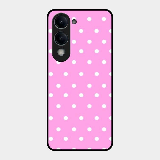 Pollaka Dot Glossy Metal Case Cover For Vivo T4 Lite 5G