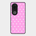Pollaka Dot Glossy Metal Case Cover For Vivo T4R 5G