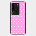 Pollaka Dot Glossy Metal Case Cover For Vivo V29 Pro 5G